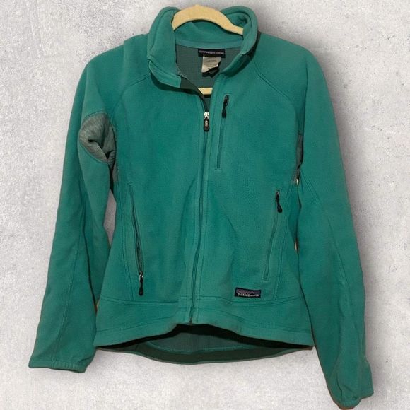 Patagonia Jackets & Blazers - Patagonia Green Fleece Full Zip Jacket Polartec | S